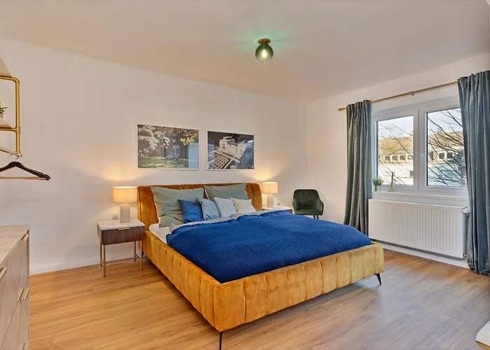 Apartmán Trifft Zeche By Cordis Sky Fuer Bis Zu 7 Personen 5 Minuten Zur Messe Und Zum Hauptbahnhof