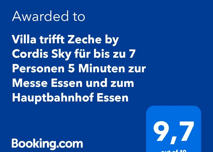 Apartmán Trifft Zeche By Cordis Sky Fuer Bis Zu 7 Personen 5 Minuten Zur Messe Und Zum Hauptbahnhof